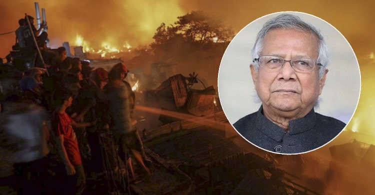 কড়াইল বস্তিতে অগ্নিকাণ্ডের ঘটনায় প্রধান উপদেষ্টার উদ্বেগ ও সমবেদনা