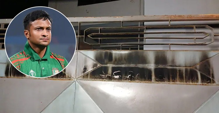 মাগুরায় সাকিব আল হাসানের বাড়িতে বোমা হামলা, তদন্তে পুলিশ