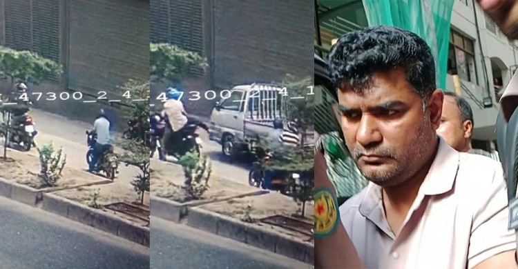 উত্তরায় বুকে পিস্তল ঠেকিয়ে কোটি টাকা ছিনতাই, আসামি সাগর বাড়ৈ ৭ দিনের রিমান্ডে