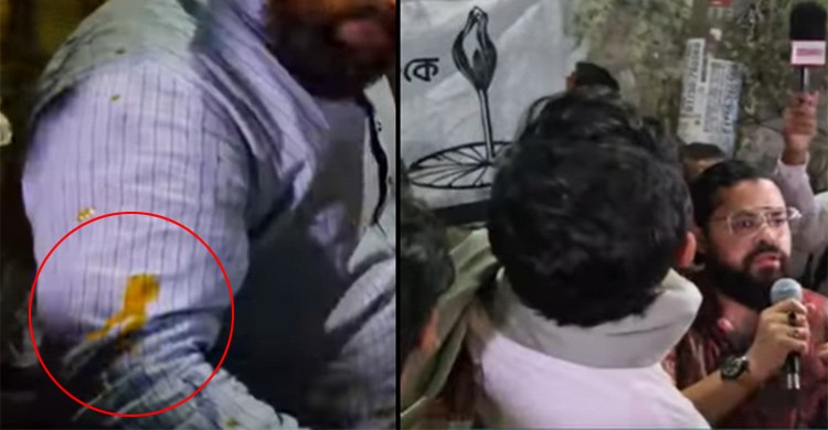 নাসীরুদ্দীন পাটওয়ারীর পথসভায় পচা ডিম নিক্ষেপ