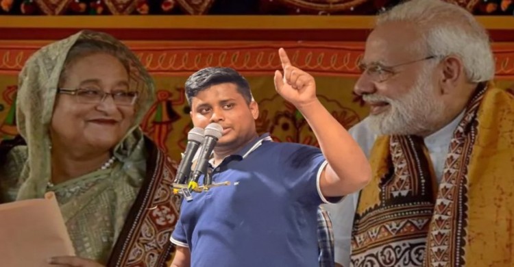 মোদিকে পালাতে হতে পারে, মনে হয় শেখ হাসিনা তাকে নিয়েই দেশে ফিরবেন: হাসনাত