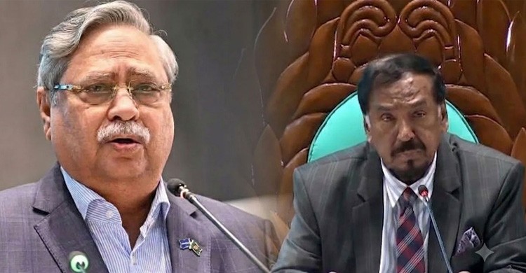 রাষ্ট্রপতির পদত্যাগপত্র গ্রহণ করলেন স্পিকার