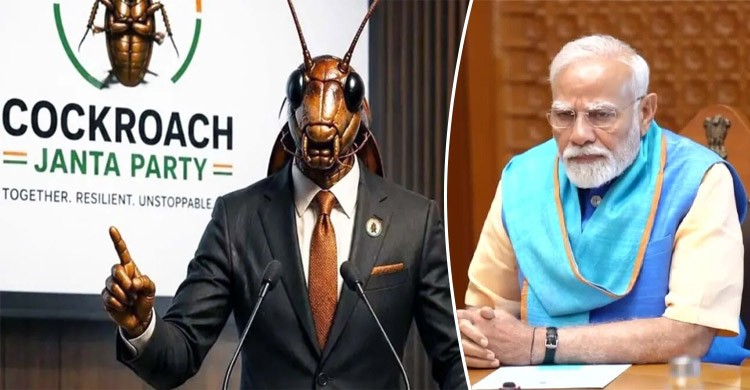ভারতে ‘তেলাপোকা জনতা পার্টি’র জয়জয়কার, ‘হারল’ মোদির বিজেপি