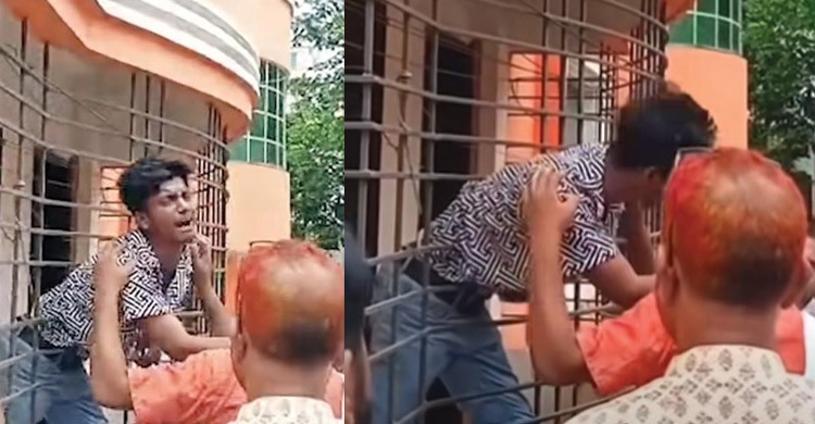 কুমিল্লায় চুরি করতে গিয়ে গ্রিলে আটকা পড়লেন চোর, ভিডিও ভাইরাল