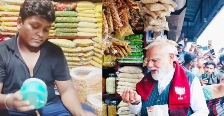 মোদির ঝালমুড়ি খাওয়া দোকানে নিরাপত্তা জোরদার, ৪ পুলিশ মোতায়েন