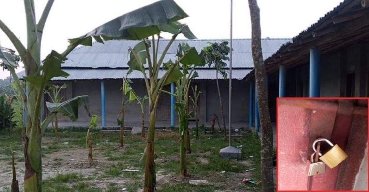 পুত্রবধূকে ‘চাকরি না দেওয়ায়’ স্কুলে তালা ম্যানেজিং কমিটির সদস্যের