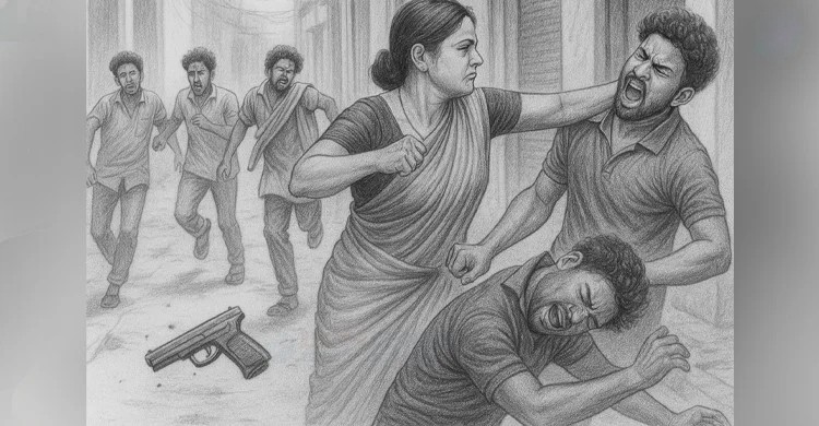 মাগুরায় নারীর ‘ঘুষি’ খেয়ে অস্ত্র ফেলে পালালো ৩ ছিনতাইকারী