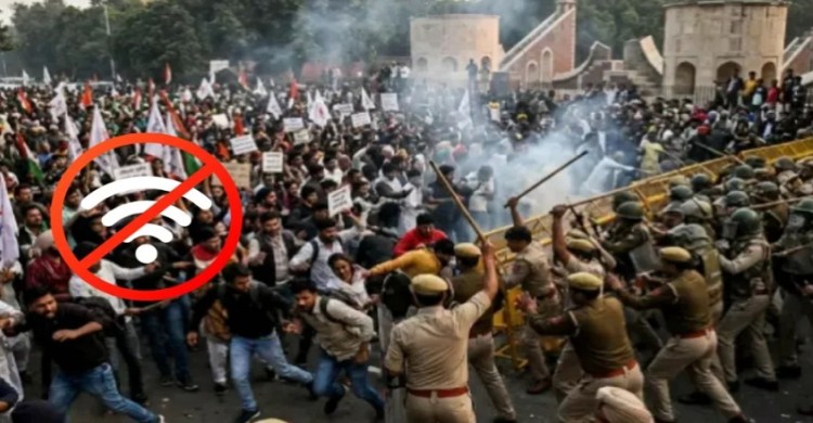 সরকারি নির্দেশেই দিল্লিতে ইন্টারনেট বন্ধ, দাবি টেলিকম সংস্থাগুলোর