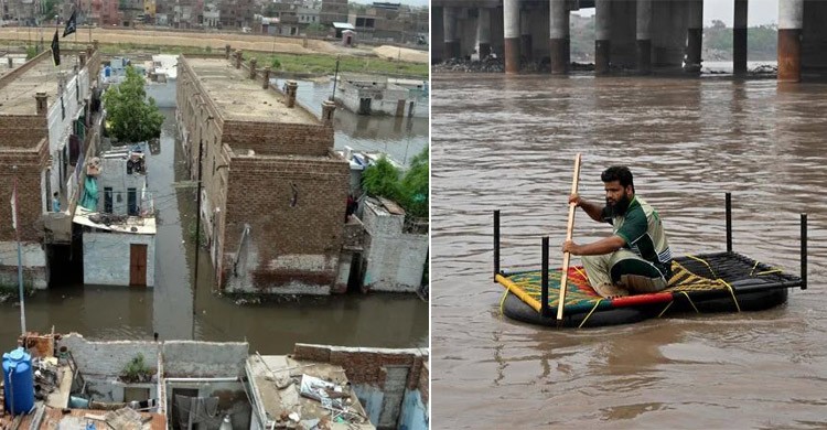 পাকিস্তানে ভারী বৃষ্টিতে ছাদ ধসে নারীসহ ১০ জনের মৃত্যু