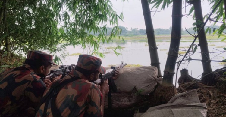 ৩ জেলার সীমান্তে বিএসএফের পুশ-ইন চেষ্টা রুখে দিলো বিজিবি